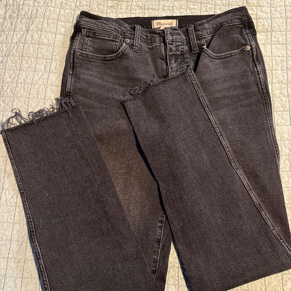 Madewell High Rise Stovepipe Jeans 29